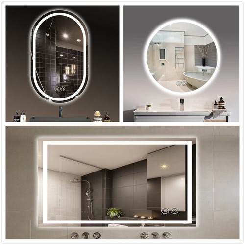 Illuminated bathroom mirror - illuminated,