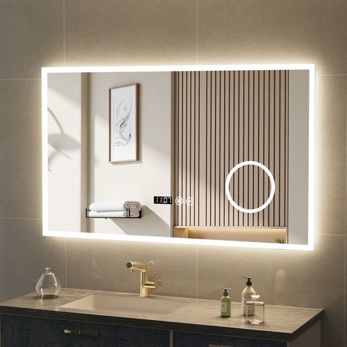 Led bathroom mirror with - mirror,