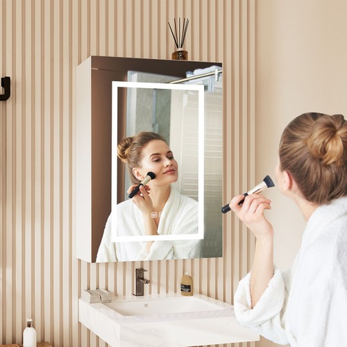 Led lighted mirror cabinet - led,