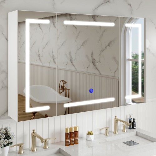 Led bathroom mirror cabinet - led,