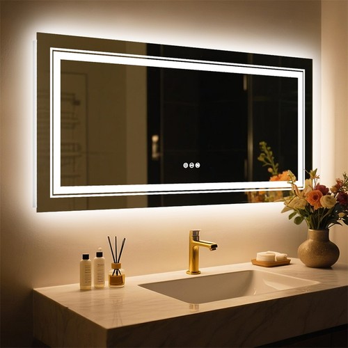 120x60cm led bathroom mirror - led,