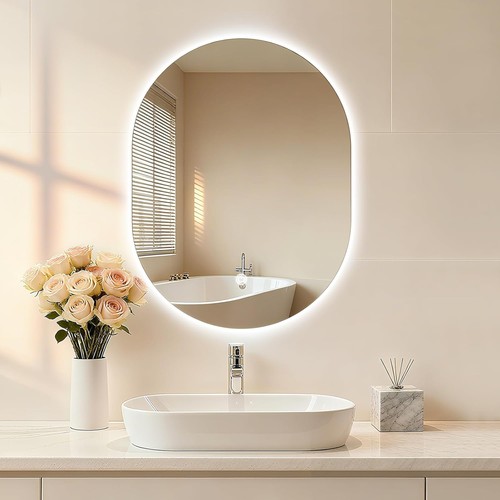 Bathroom mirror with led - bathroom,