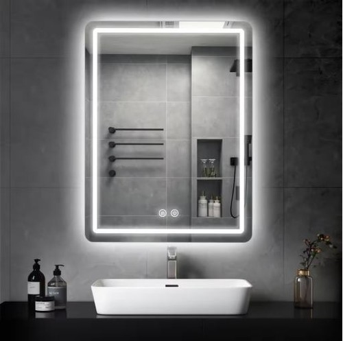 Llluminated bathroom mirror - llluminated,