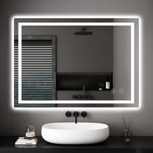 Large led bathroom mirror - large,