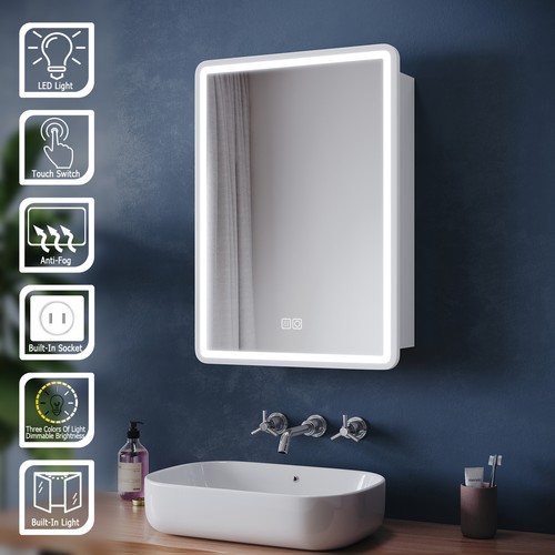 Bathroom mirror cabinet - cabinet, with