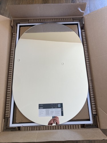 Bathroom mirror with lights - with,