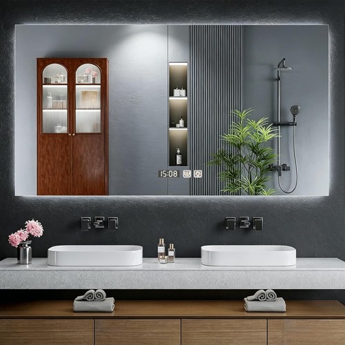 Led bathroom mirror with - led,