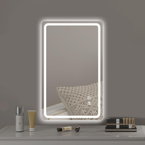 Illuminated bathroom mirror - bathroom,