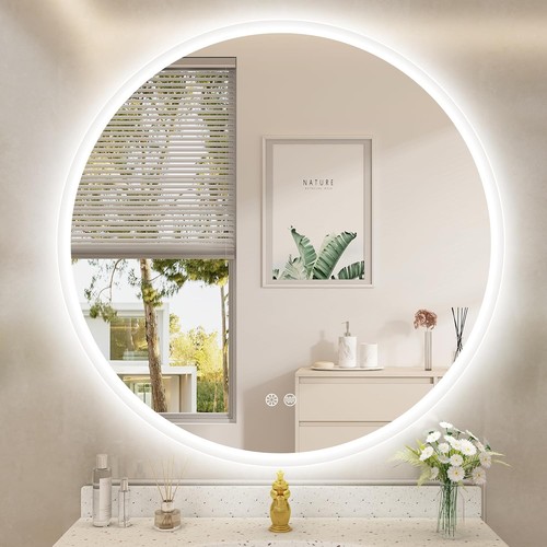 Bathroom mirror with led - bathroom,