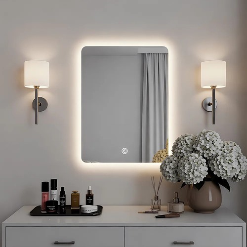 Llluminated bathroom mirror - llluminated,