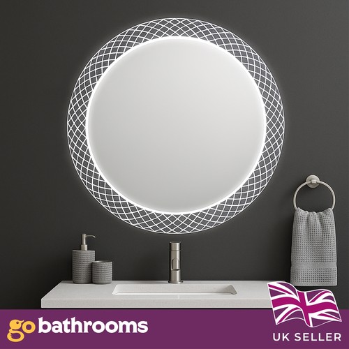 Round led bathroom mirror - led,