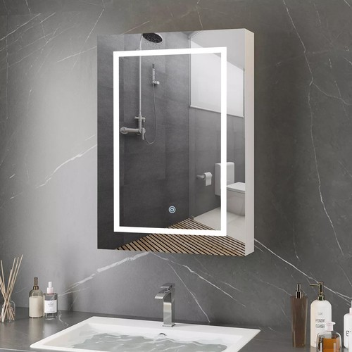 Bathroom mirror cabinet with - bathroom,