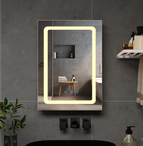 Led bathroom mirror cabinet - led,