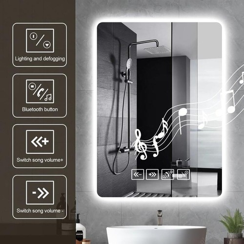 Bluetooth bathroom mirror with - bathroom,