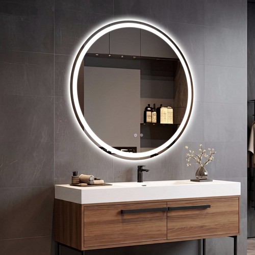 80x80cm round bathroom - round,