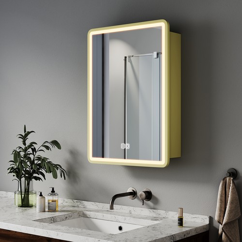 Led bathroom mirror cabinet - led,