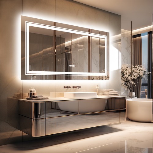 1200x600mm large led bathroom - 1200x600mm,