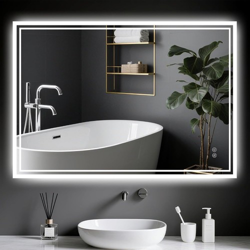 Led bathroom mirror with - led,