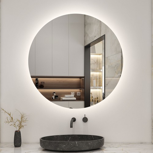 Round led bathroom - led,