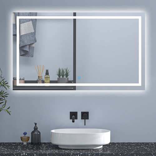 Large led bathroom - bathroom, with