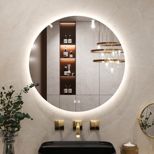 50cm round bathroom mirror - 50cm,