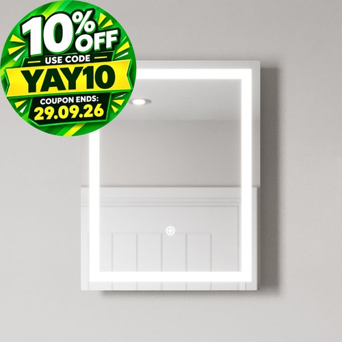 390 500mm bathroom mirror - x,