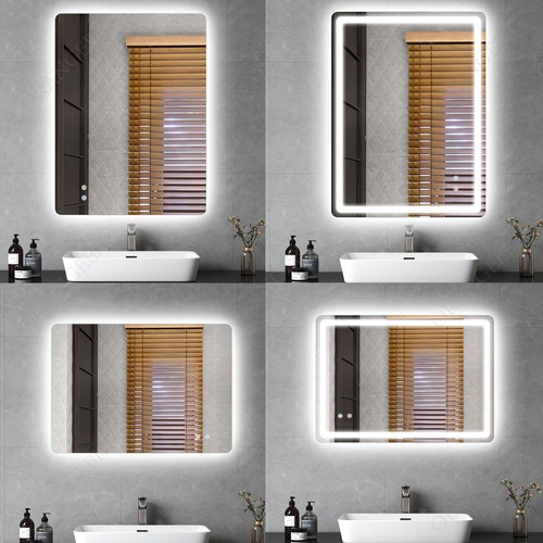 Illuminated bathroom mirror - illuminated,