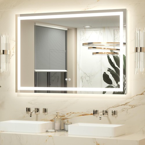 Bathroom mirror with led - bathroom,