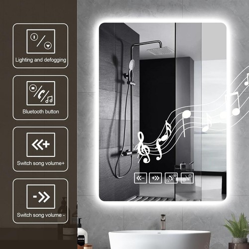 Bluetooth bathroom mirror with - mirror,