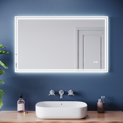 Large led illuminated bathroom - large,